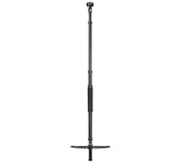 Hama Monopode Smooth 155 Click Aluminium 1/4 avec support araignée, Noir/Rose