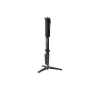 Benro Monopode vidéo A38FD Aluminium 4 sections Charge max 18 kg Noir/Bleu/Orange
