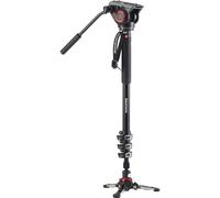 Monopode Vidéo Alu Manfrotto 4 Sections + Rotule MVH500 | ✅10 ans de garantie
