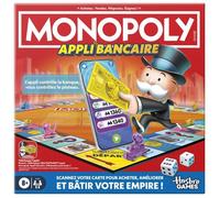 Monopoly Appli bancaire jeu de plateau avec appli pour appareil type smartphone dès 8 ans