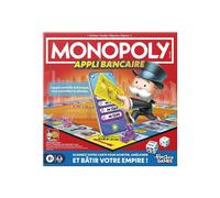 Monopoly Appli bancaire, jeu de plateau avec appli pour appareil type smartphone, des 8 ans
