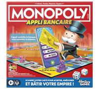 Monopoly Appli bancaire, Jeu de Plateau - Version Française, Jeu de Société Électronique Famille et Enfants, avec Carte Bancaire Interactive et Mini-Jeux Via Appli Gratuite, Dès 8 Ans