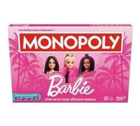 Jeu de Plateau Monopoly : édition Barbie - Version Anglaise, Jeu de société Familial et multijoueur pour Enfants, Ados et Adultes, Jeu de société, Dès 8 Ans