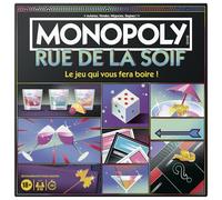 Monopoly Board Crawl, Jeu de Groupe, Jeu de Boisson Monopoly Officiel pour Adultes, à partir de 18 Ans - Version Française