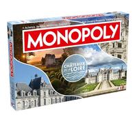 Winning Moves - Monopoly Chateaux de la Loire - Jeu de société - Jeu de Plateau - Edition Villes et régions - 2 à 6 Joueurs - Version Bilingue