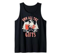 Monopoly Christmas Own All The Gifts Distressed Poster Débardeur