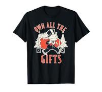 Monopoly Christmas Own All The Gifts Distressed Poster T-Shirt