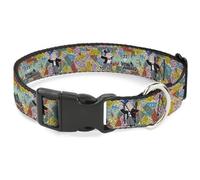 Monopoly Collier pour chien à clip en plastique | Mr Monopoly Money Talks Poses Bague d'identification réglable durable et réglable