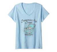 Monopoly Community Chest T-Shirt avec Col en V