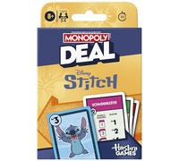Monopoly Deal : Jeu de Cartes Disney Stitch Edition - Version Allemande