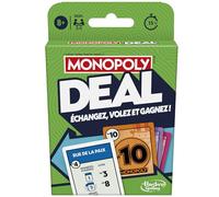 Monopoly Deal, Jeu de Cartes Rapide Inspiré du Jeu de Société Classique, Idée Cadeau d'anniversaire pour Garçons et Filles, Enfants et Familles, Dès 8 Ans