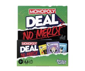 Monopoly Deal No Mercy, Pas de quartier, Jeu de cartes rapide 15 min, Hasbro Games, Dès 8 ans