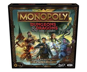 Monopoly Dungeons & Dragons : Honneur Parmi Les Voleurs, inspiré du Film Monopoly D&D, Jeu de société pour 2 à 5 Joueurs