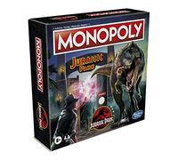 Monopoly : Edition Jurassic Park, Jeu de Plateau pour Enfants, dès 8 Ans, Multicolore, L