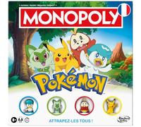 Monopoly édition Pokémon, Jeu de Plateau | À partir de 8 Ans | 2 à 4 Joueurs | Jeux pour Enfants et Fans de Pokémon | Jeux familiaux Amusants | env. 45 Minutes - Version française