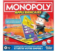 Monopoly Électronique Appli Bancaire - Jeu de Société Familial avec Carte Interactive et Mini-Jeux Gratuits, Dès 8 Ans.