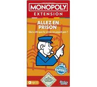 Monopoly Extension Allez en prison, rend le jeu Monopoly classique plus amusant et plus rapide, jeux de plateau, 2 a 6 joueurs, 40 m