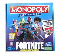 Monopoly Flip Edition: Fortnite - jeu de société, Monopoly inspiré du jeu vidéo Fortnite, jeux de société pour adultes et adolescents