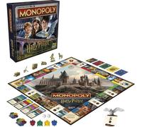 Monopoly Harry Potter édition, Jeu de société de plateau, Aventures magiques a Poudlard, des 8 ans, 2 a 6 joueurs
