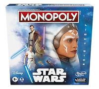 Monopoly Hasbro Gaming Star Wars Light Side Edition Jeu de société pour familles et enfants à partir de 8 ans, jeu Jedi Star Wars pour 2 à 6 joueurs, taille M