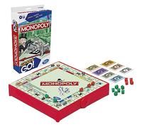 Monopoly Jeu à emporter pour Enfants à partir de 8 Ans, Jeu Portable pour 2 à 4 Joueurs, Jeu de Voyage pour Enfants
