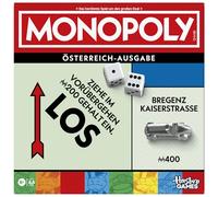 Monopoly Jeu de société avec Compartiment de Rangement et Figurines Plus Grandes-Version Allemande