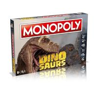 Monopoly Jeu de société Dinosaurs, Advance to T Rex, Velociraptor ou Triceratops