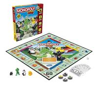 Monopoly Junior Game, Monopoly Board Game for Kids, Family Game for 2-4 Players