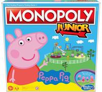 Monopoly Junior: Peppa Pig Edition Board Game For 2-4 Players,Indoor Game For Kids Ages 5 And Up