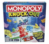 Monopoly Knockout Jeu de fête familiale pour enfants, adolescents et adultes | À partir de 8 ans | 2 à 8 joueurs | 20 minutes moyenne | Jeux de société à jeu rapide