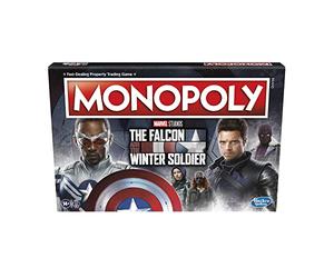 Monopoly: Marvel Studios' The Falcon and The Winter Soldier Edition Jeu de société pour 2 à 6 Joueurs à partir de 14 Ans