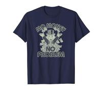 Monopoly Mr. Monopoly No Money No Problem Vintage Logo T-Shirt