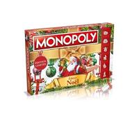 Winning-Moves – Jeu de plateau Monopoly Noël en français – 8+ – 2 à 6 joueurs