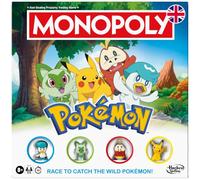 Parker Jeux – Jeu de société – Monopoly Pokémon Édition – Version anglaise