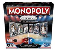 Monopoly Prizm : Jeu de société NBA Edition Monopoly avec cartes à collectionner Panini NBA à partir de 8 ans, jeux familiaux pour 2 à 4 joueurs, jeux pour enfants (anglais)