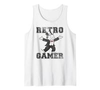 Monopoly Retro Gamer Mr. Monopoly Distressed Style Débardeur