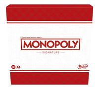 Monopoly Signature, Jeu de Plateau pour la Famille, pour 2 à 6 Joueurs, Emballage et éléments de Jeu Premium, Rangement intégré, dès 8 Ans