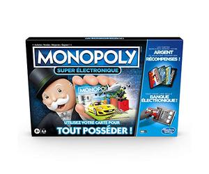 Monopoly Super Electronique, Jeu de société Classique, Technologie sans Contact, Jeu de société, Dès 8 Ans