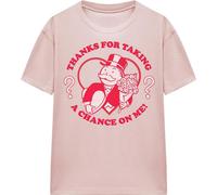 Monopoly - "Taking A Chance" T-Shirt für Herren/Damen Uni TV19249 (S) (Blassrosa)