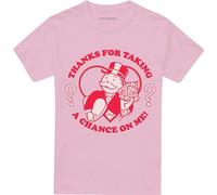 Monopoly - "Taking A Chance" T-shirt pour homme TV15026 (M) (Rose clair)