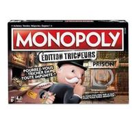 Monopoly tricheurs version fr - edition speciale plateau avec menottes - enfant famille - set jeu societe classique + carte