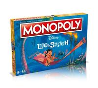 Monopoly Version Lilo & Stitch - Winning Moves - Version Française - Jeux de société pour Enfant - sous Licence Officielle Disney - De 2 à 6 Joueurs - Dès 8 Ans