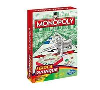 Hasbro – Jeu de société – Monopoly Voyage – Portable de table – Édition italienne
