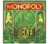 Monopoly Wicked Edition Jeu de société inspiré du Film | À partir de 8 Ans | 2 à 6 Joueurs | 30 Minutes | Jeux familiaux pour Enfants, Adolescents et Adultes