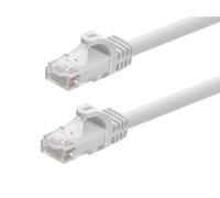 Monoprice 11233 30,5 m. Flexboot Série 24 AWG Cat6 550 MHz UTP Blindage en cuivre câble réseau Ethernet & # 44 ; Blanc