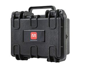 Monoprice 112678 Coque Rigide résistante aux intempéries et aux Chocs - Protection IP67 Contre la poussière et l'eau jusqu'à 1 mètre de Profondeur avec Mousse Personnalisable, 21,6 x 18 x 10,2 cm
