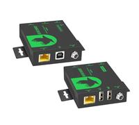 Monoprice Blackbird Pro-Sumer HDMI KVM Extender, 70 m, 4K60, HDMI 2.0b, HDCP 2.2, HDR, HDR10, HDR10+, Dolby Vision, HLG, Extraction Audio, Pass-Through KVM