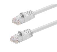 Monoprice Câble de raccordement Ethernet Cat6 - RJ45 sans accroc, cuivre nu, 550 MHz, UTP, 24 AWG, 0,9 m, blanc - Série Fullboot
