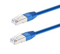 Monoprice Câble de raccordement Ethernet Cat6A - 6 m - Bleu | Cordon réseau Internet - Zeroboot, RJ45, toronné, 550 MHz, STP, fil de cuivre nu pur, 10 G, 26 AWG - Série Entegrade