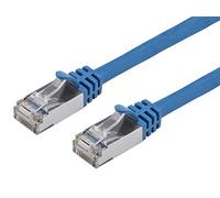 Monoprice Câble de raccordement Ethernet Cat7 - 30,48 m - Bleu, Flexboot, RJ45, toronné, 600 MHz, S/FTP, CMX, fil de cuivre nu pur, 26 AWG - Série Entegrade